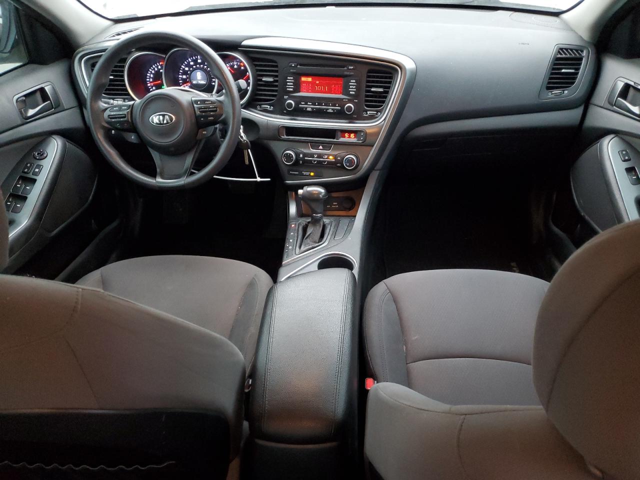2015 KIA Optima VIN KNAGM4A77F5664908 Copart auction photo, front end / side damage thumbnail 8