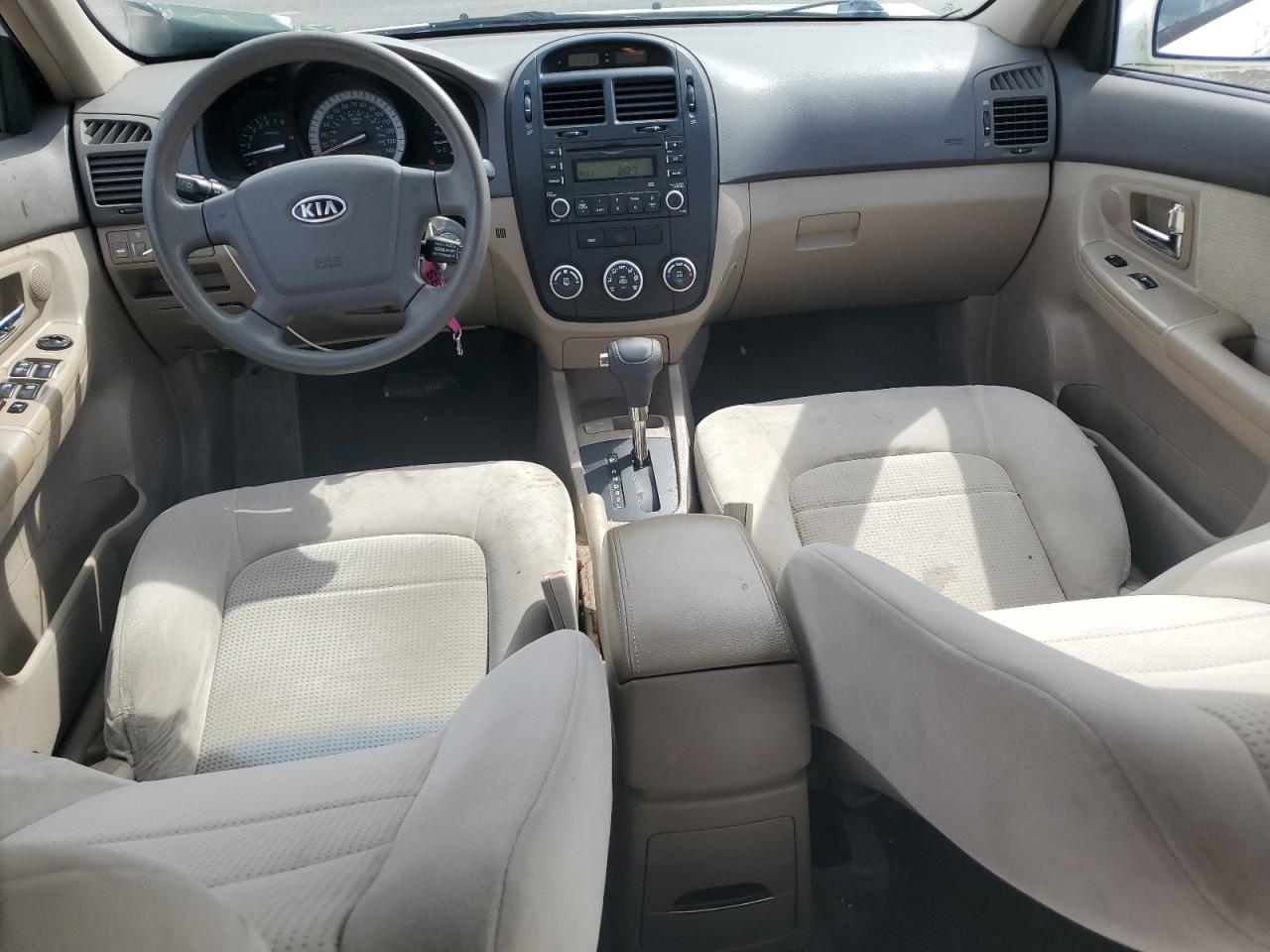 2007 KIA Spectra VIN KNAFE121475477788 Copart auction photo, front end damage thumbnail 8