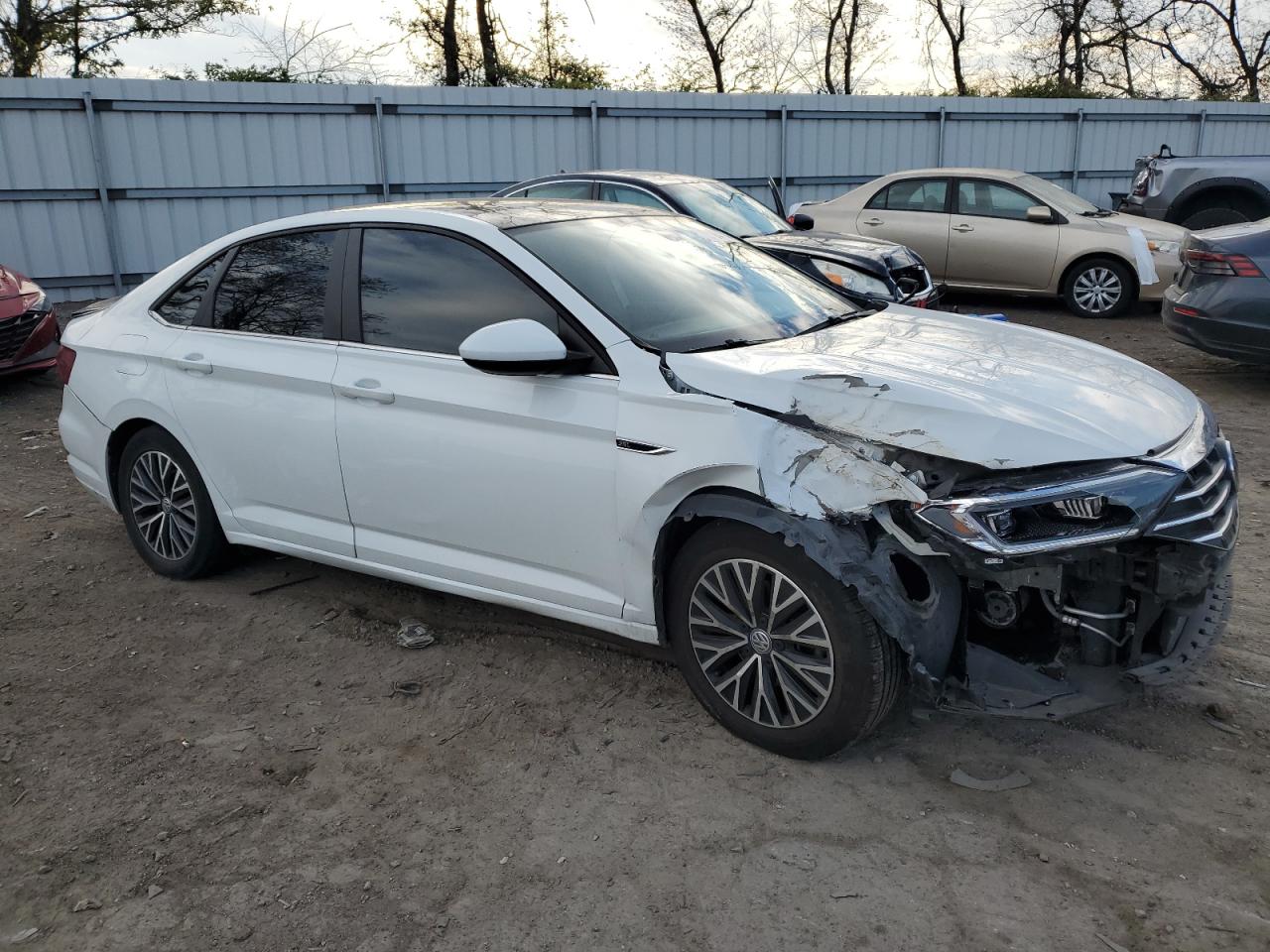 2019 Volkswagen Jetta VIN 3VWE57BU0KM050572 Copart auction photo, rear end / front end damage thumbnail 4