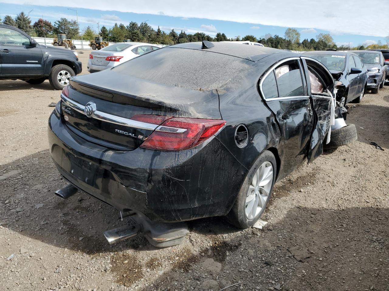 2016 Buick Regal VIN 2G4GK5EX6G9149438 Copart auction photo, all over damage thumbnail 3