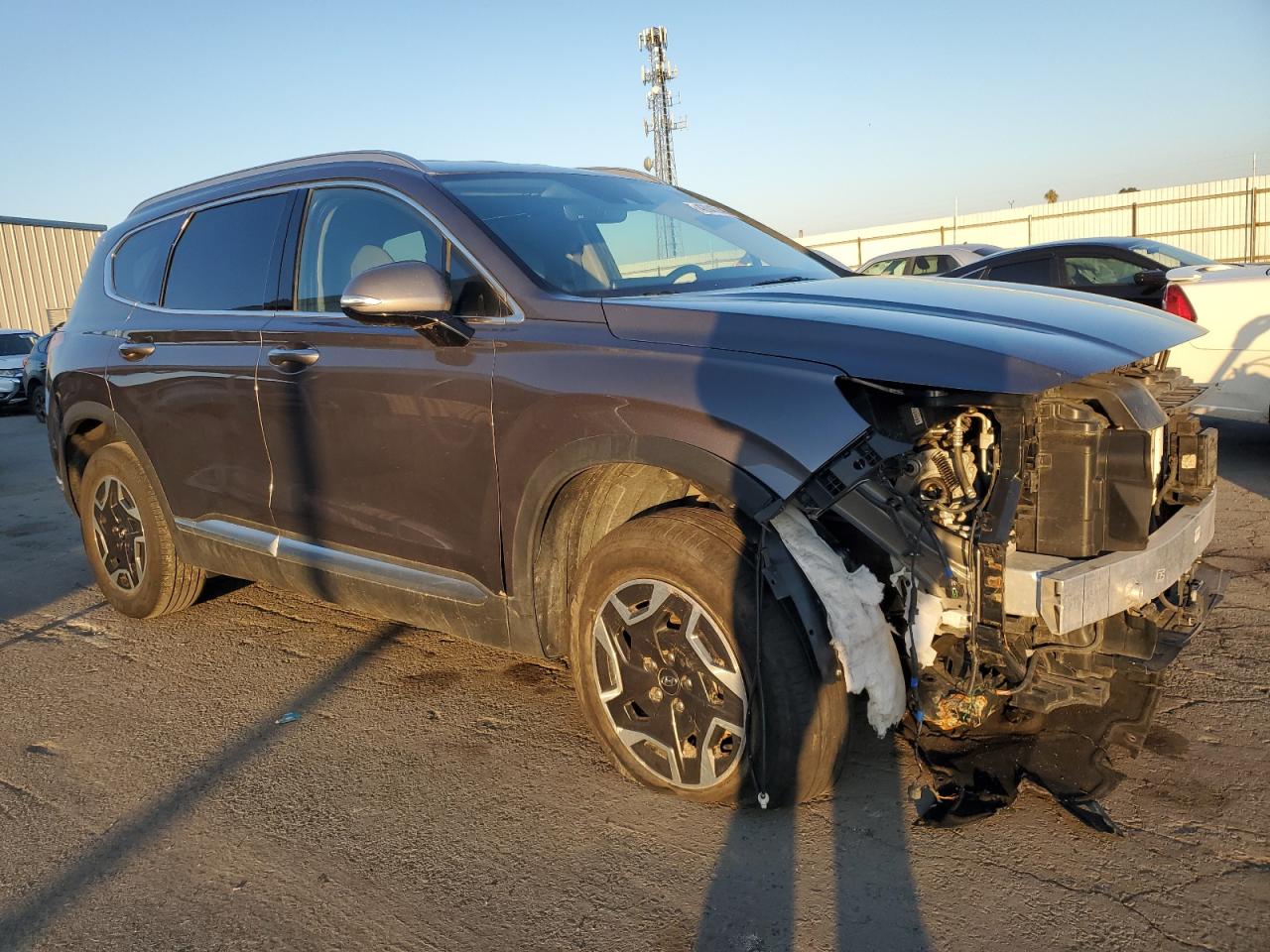 2022 Hyundai Santa Fe VIN KM8S2DA19NU058959 Copart auction photo, front end damage thumbnail 4