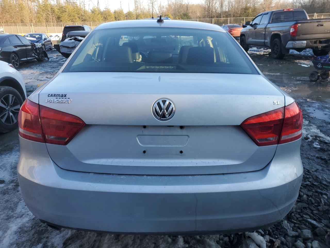2014 Volkswagen Passat VIN 1VWBP7A35EC009611 Copart auction photo, front end damage thumbnail 6