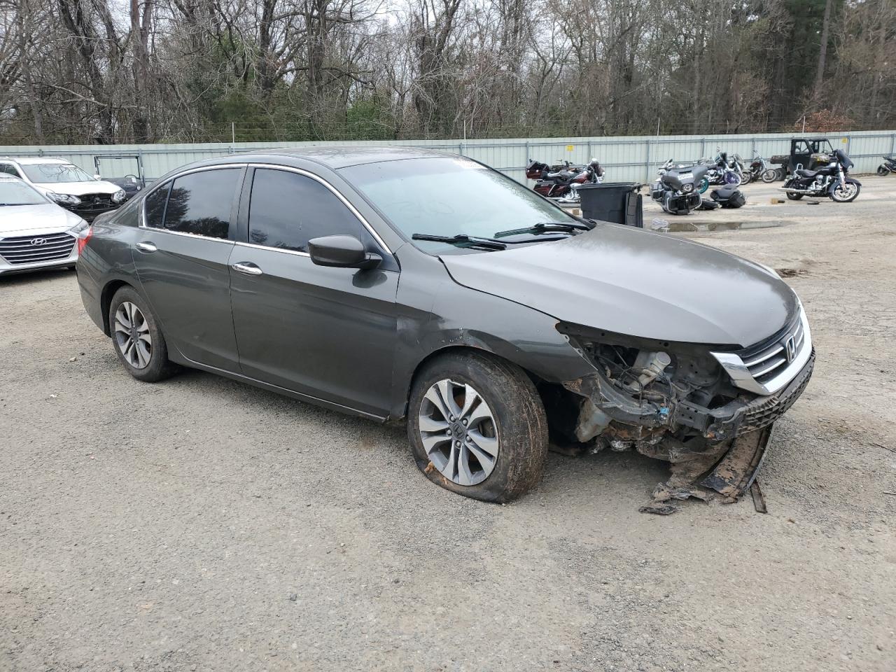 2014 Honda Accord VIN 1HGCR2F38EA201003 Copart auction photo, front end / minor dent/scratches damage thumbnail 4