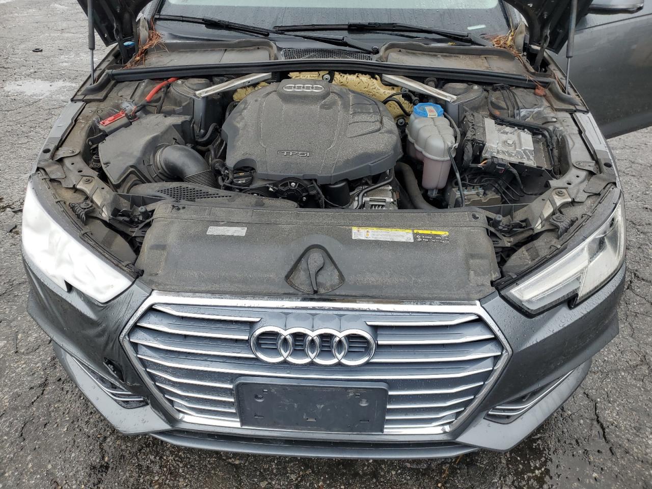 2018 Audi A4 VIN WAUDNAF44JA160118 Copart auction photo, burn / minor dent/scratches damage thumbnail 11