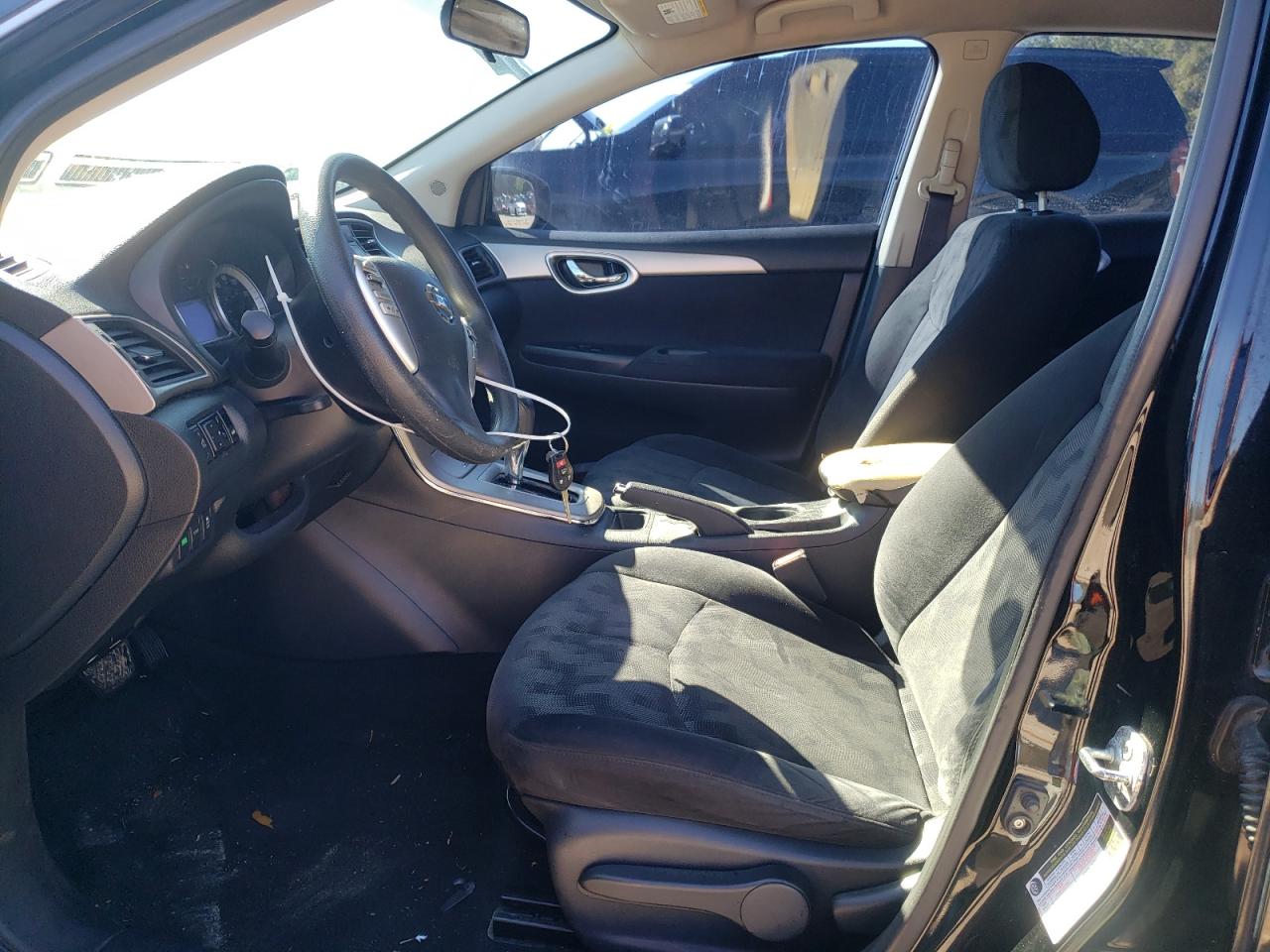 2013 Nissan Sentra VIN 3N1AB7AP7DL709118 Copart auction photo, side / front end damage thumbnail 7