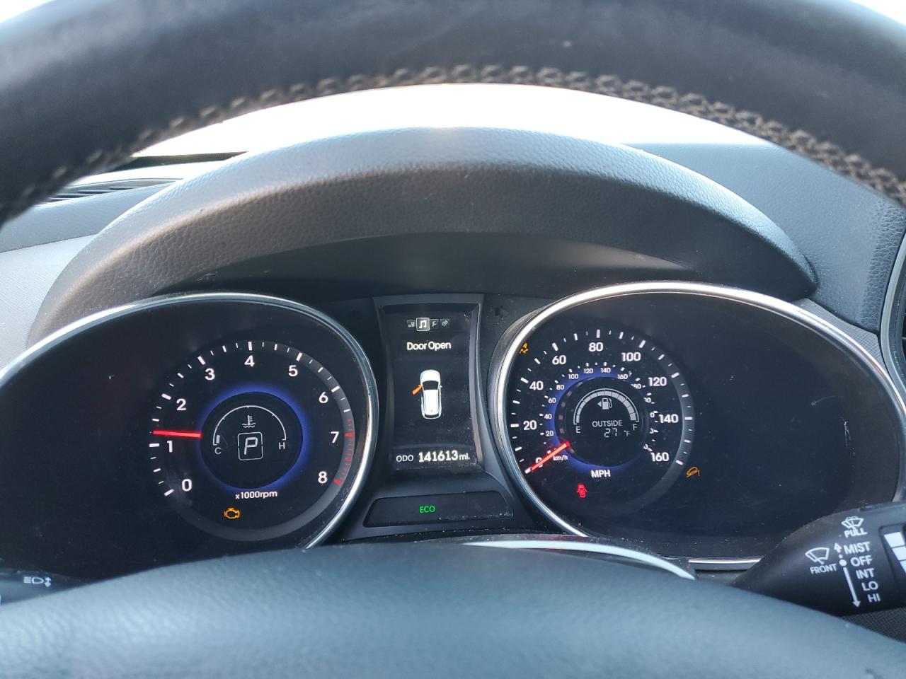 2013 Hyundai Santa Fe VIN 5XYZUDLA4DG085089 Copart auction photo, normal wear damage thumbnail 9
