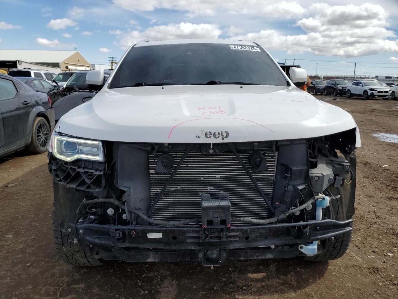 2016 Jeep Grand Cherokee VIN 1C4RJFJG1GC479153 Copart auction photo, front end damage thumbnail 5
