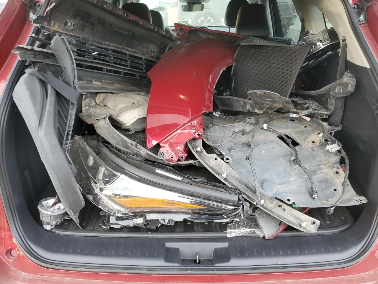 2021 Toyota Highlander VIN 5TDDZRBH8MS145353 Copart auction photo, front end damage thumbnail 13