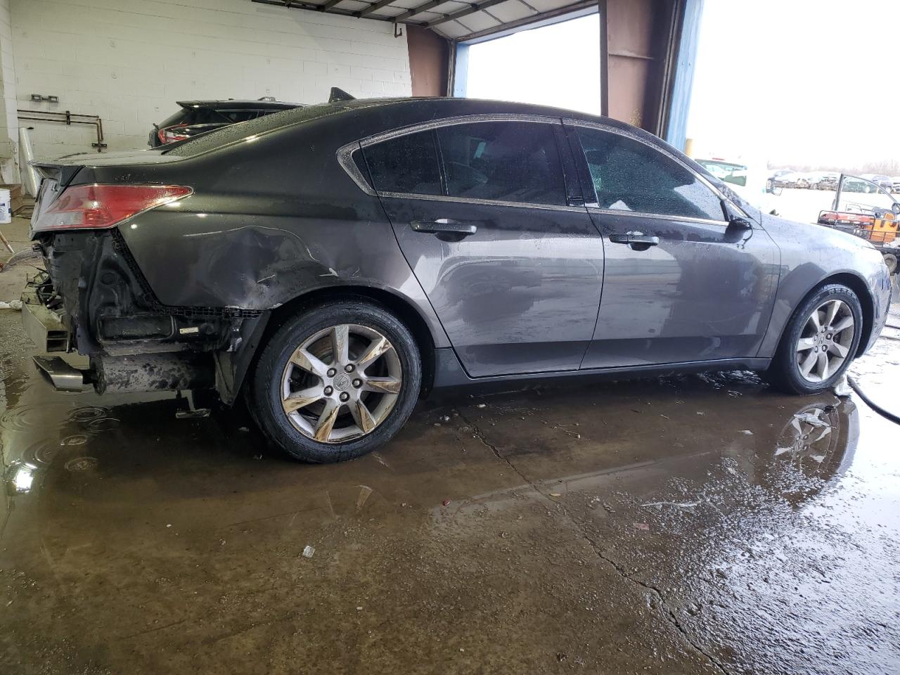 2014 Acura TL VIN 19UUA8F55EA006864 Copart auction photo, rear end / side damage thumbnail 3