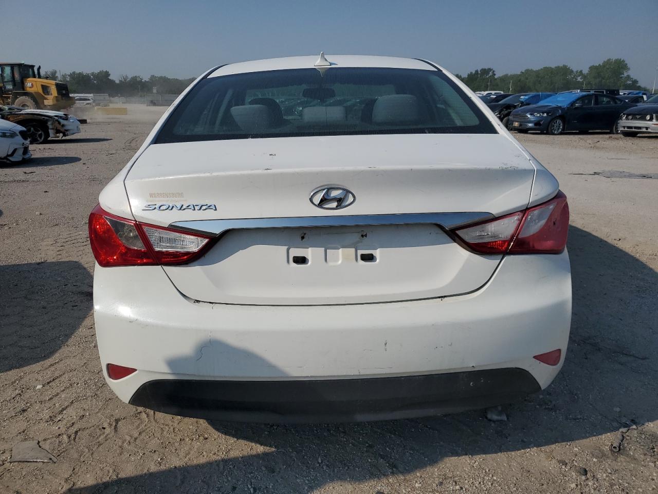 2014 Hyundai Sonata VIN 5NPEB4ACXEH884460 Copart auction photo, front end / side damage thumbnail 6