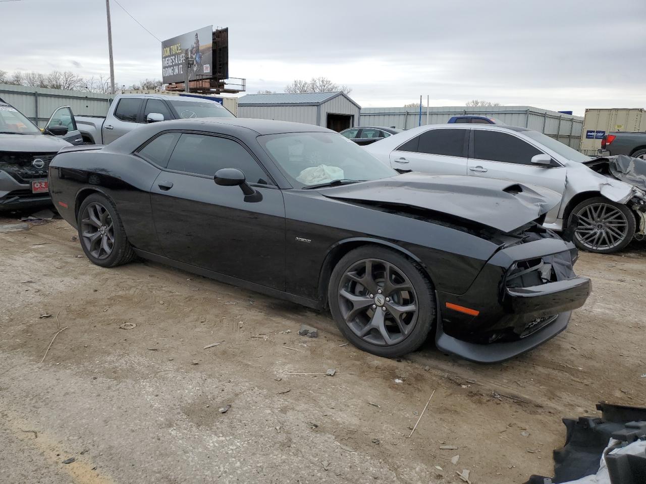 2019 Dodge Challenger VIN 2C3CDZBT5KH524714 Copart auction photo, front end damage thumbnail 4