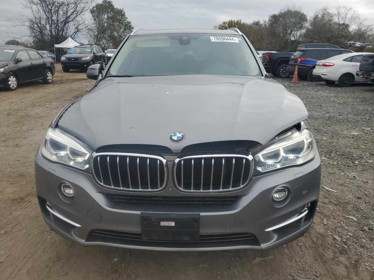 2015 BMW X5 VIN 5UXKR0C54F0P08393 Copart auction photo, front end / side damage thumbnail 5