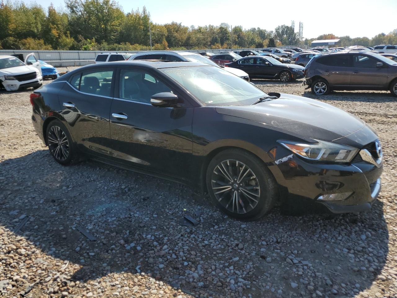 2017 Nissan Maxima VIN 1N4AA6AP4HC410929 Copart auction photo, vandalism / top/roof damage thumbnail 4