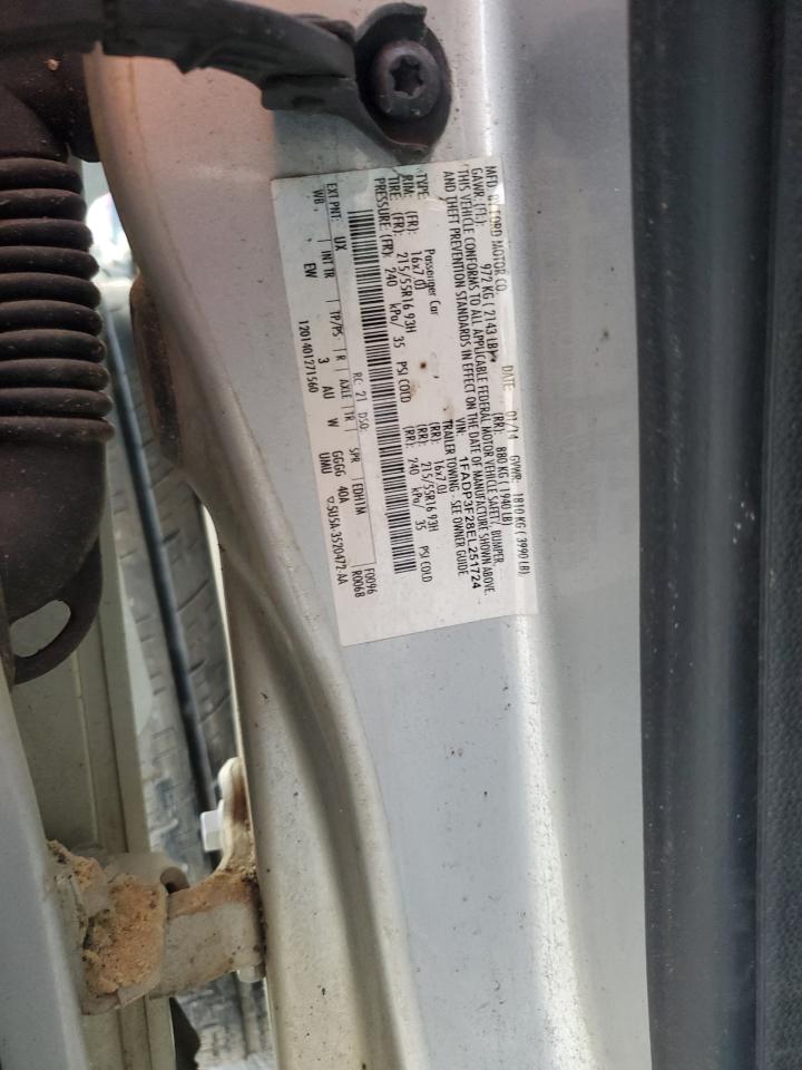 2014 Ford Focus VIN 1FADP3F28EL251724 Copart auction photo, front end damage thumbnail 12