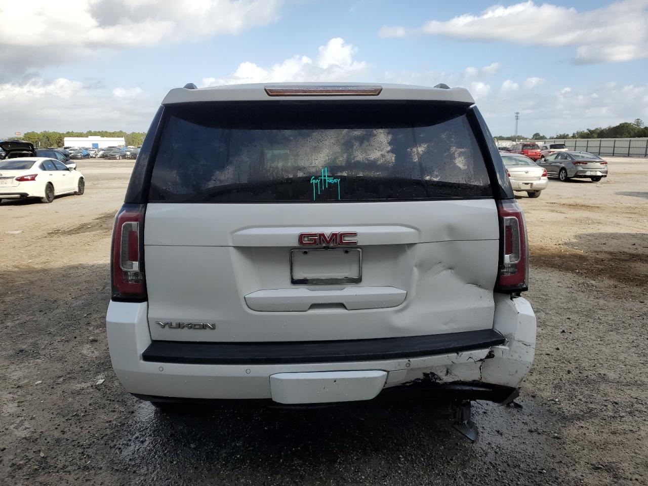 2017 GMC Yukon VIN 1GKS1BKC9HR149527 Copart auction photo, rear end damage thumbnail 6