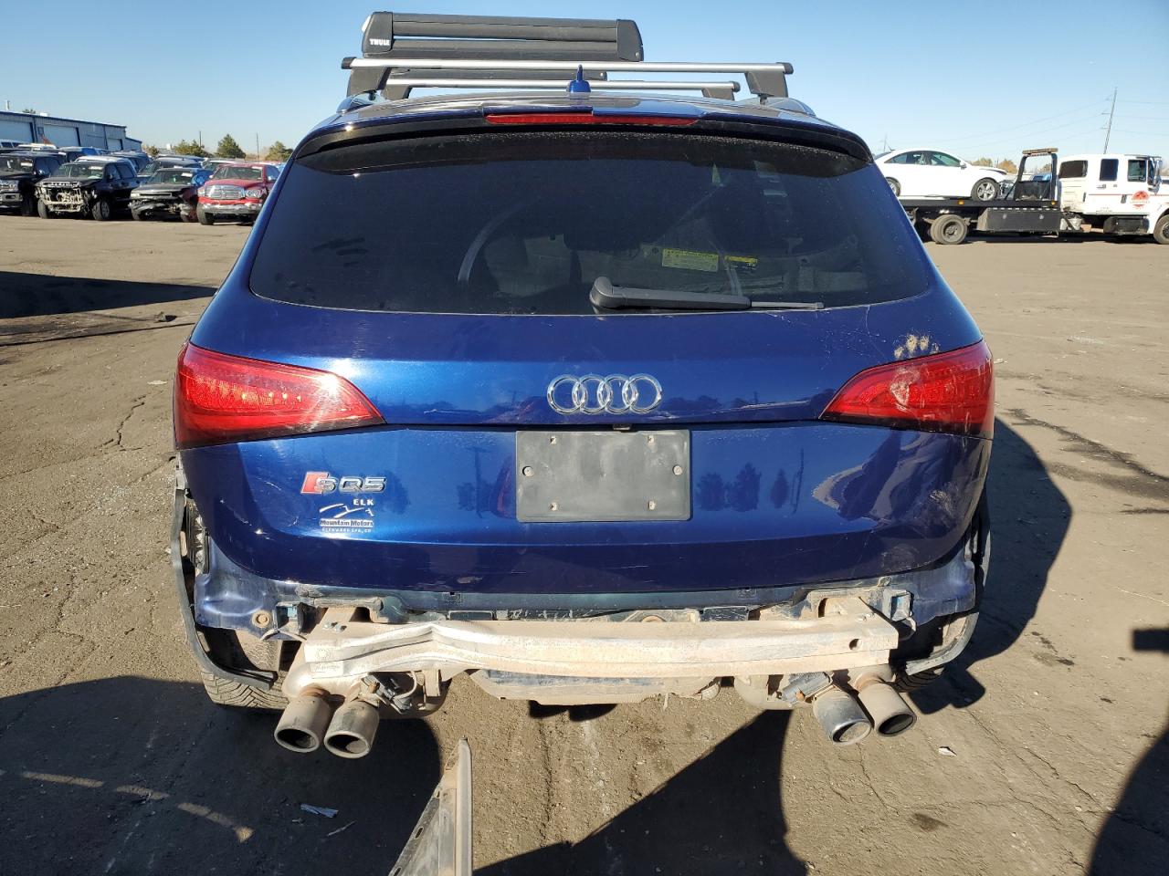 2014 Audi SQ5 VIN WA1CGAFP1EA107461 Copart auction photo, rear end / all over damage thumbnail 6