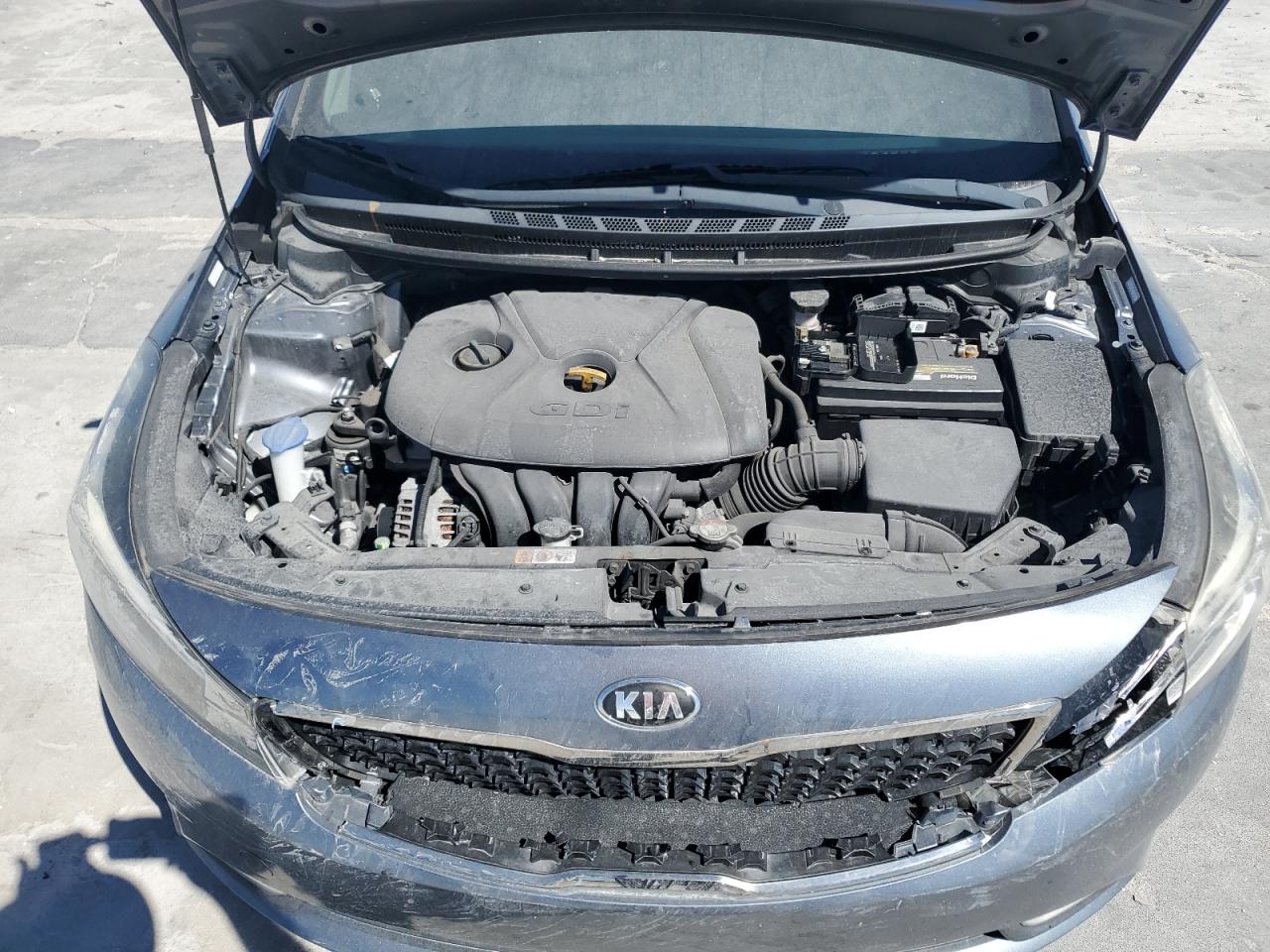 2017 KIA Forte VIN 3KPFL4A87HE005583 Copart auction photo, rear end / front end damage thumbnail 11