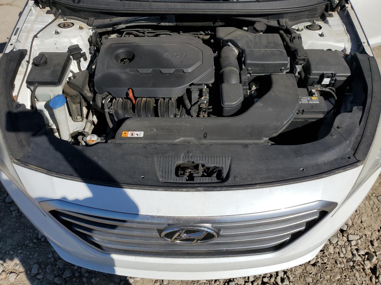2016 Hyundai Sonata VIN 5NPE24AF7GH287313 Copart auction photo, side / front end damage thumbnail 11