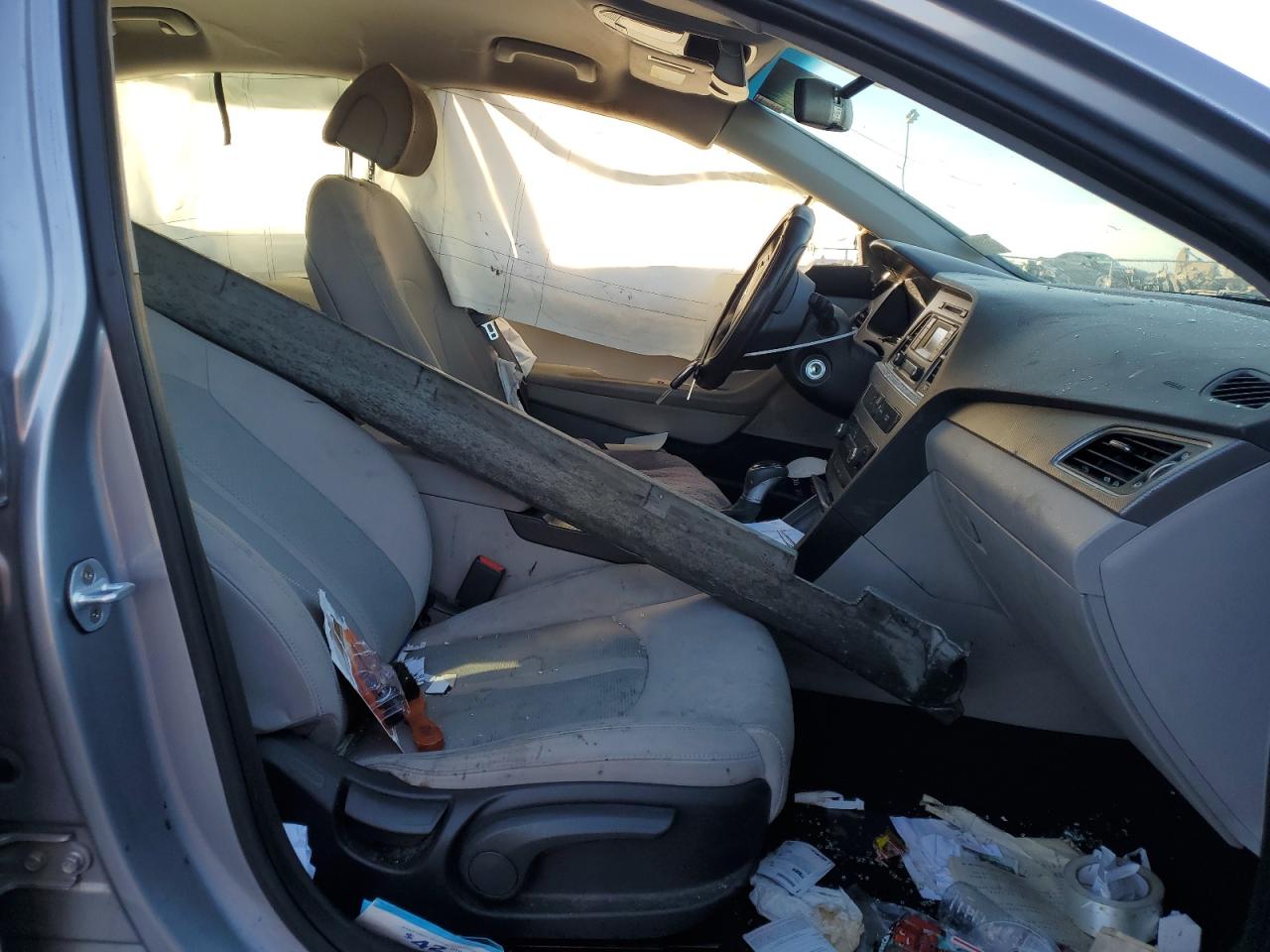 2017 Hyundai Sonata VIN 5NPE24AF0HH470716 Copart auction photo, side / rear end damage thumbnail 7