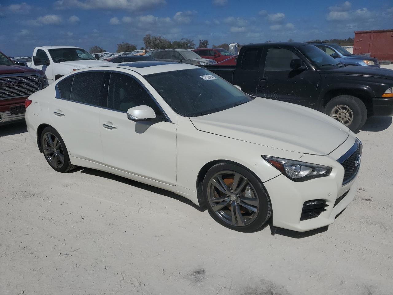 2017 Infiniti Q50 VIN JN1EV7AP9HM731920 Copart auction photo, water/flood damage thumbnail 4