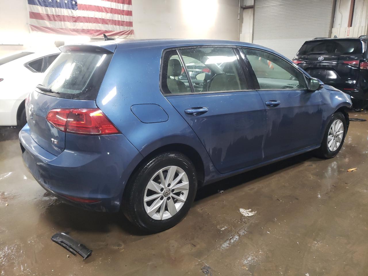 2016 Volkswagen Golf VIN 3VW217AU2GM044165 Copart auction photo, front end damage thumbnail 3