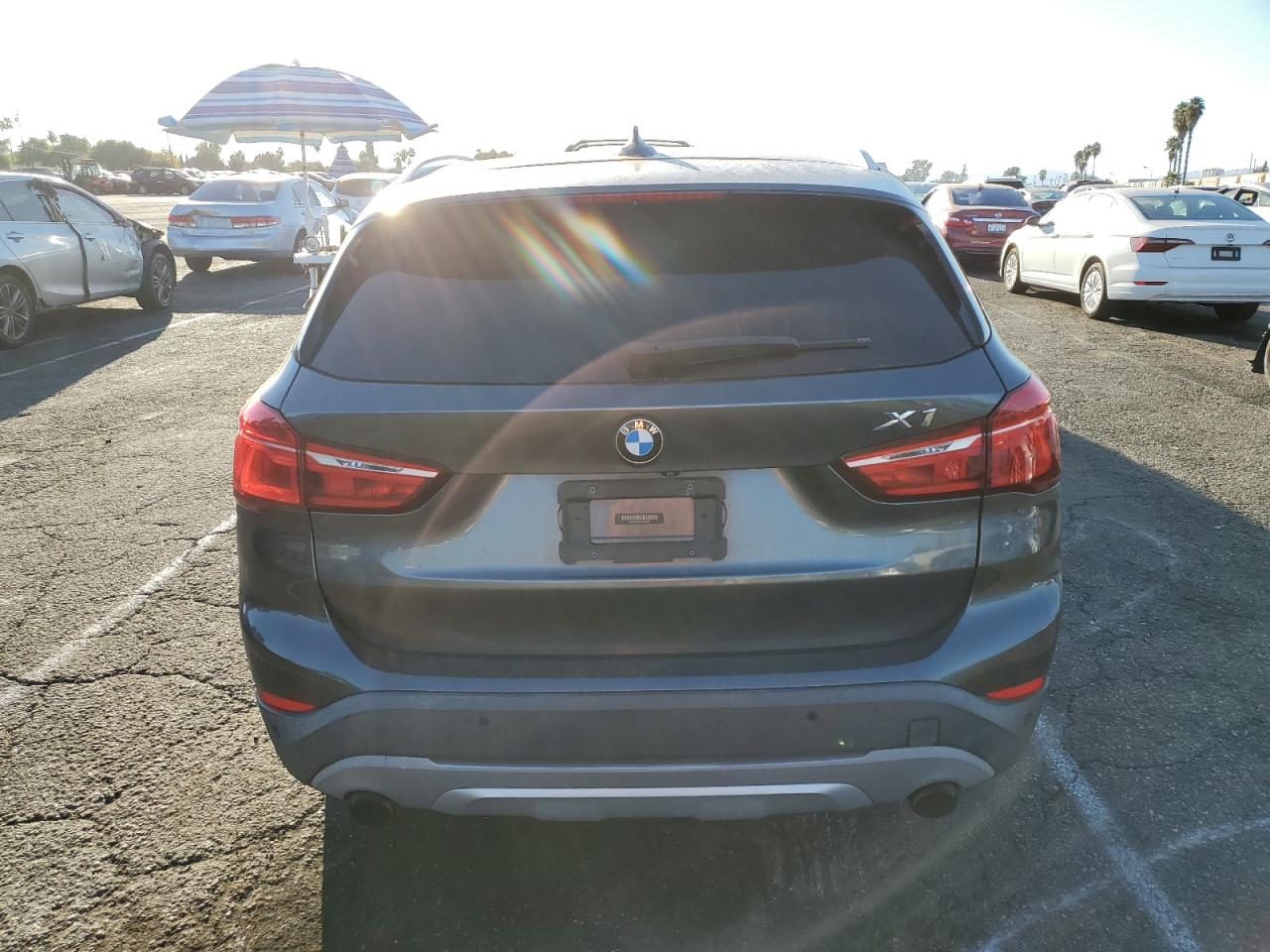 2016 BMW X1 VIN WBXHT3C34GP889889 Copart auction photo, front end / undercarriage damage thumbnail 6