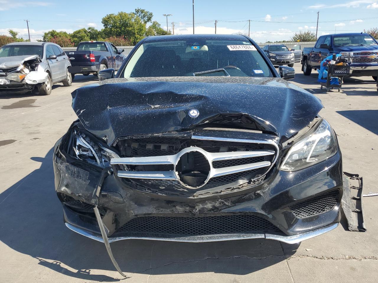 2014 Mercedes-Benz E-klasse VIN WDDHF5KB5EA905032 Copart auction photo, front end damage thumbnail 5