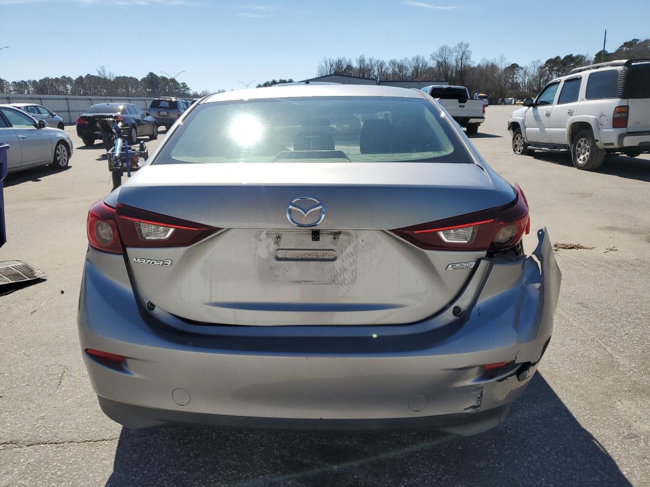 2015 Mazda 3 VIN 3MZBM1U74FM135009 Copart auction photo, front end / rear end damage thumbnail 6