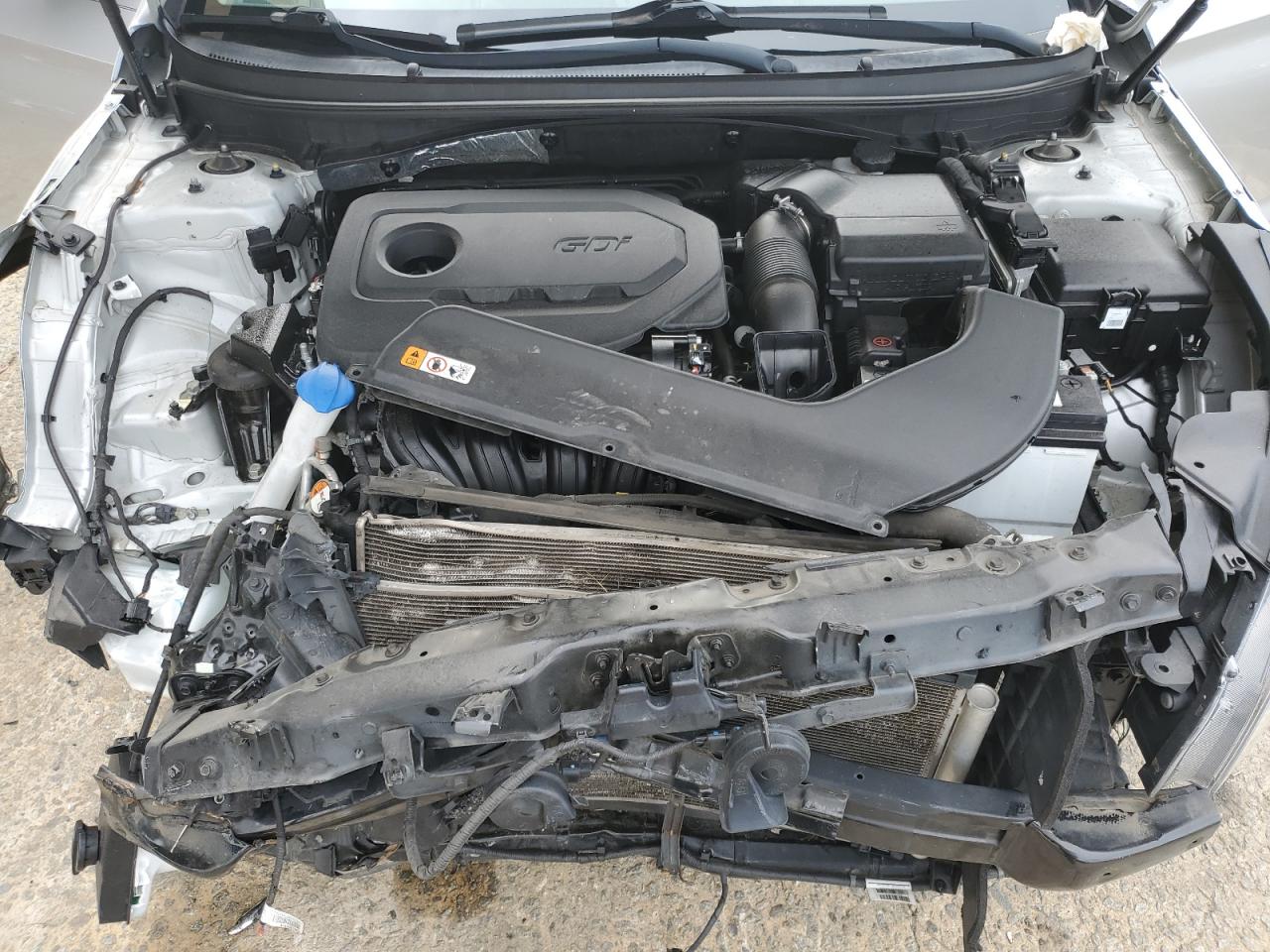 2017 Hyundai Sonata VIN 5NPE24AF2HH595202 Copart auction photo, front end damage thumbnail 11
