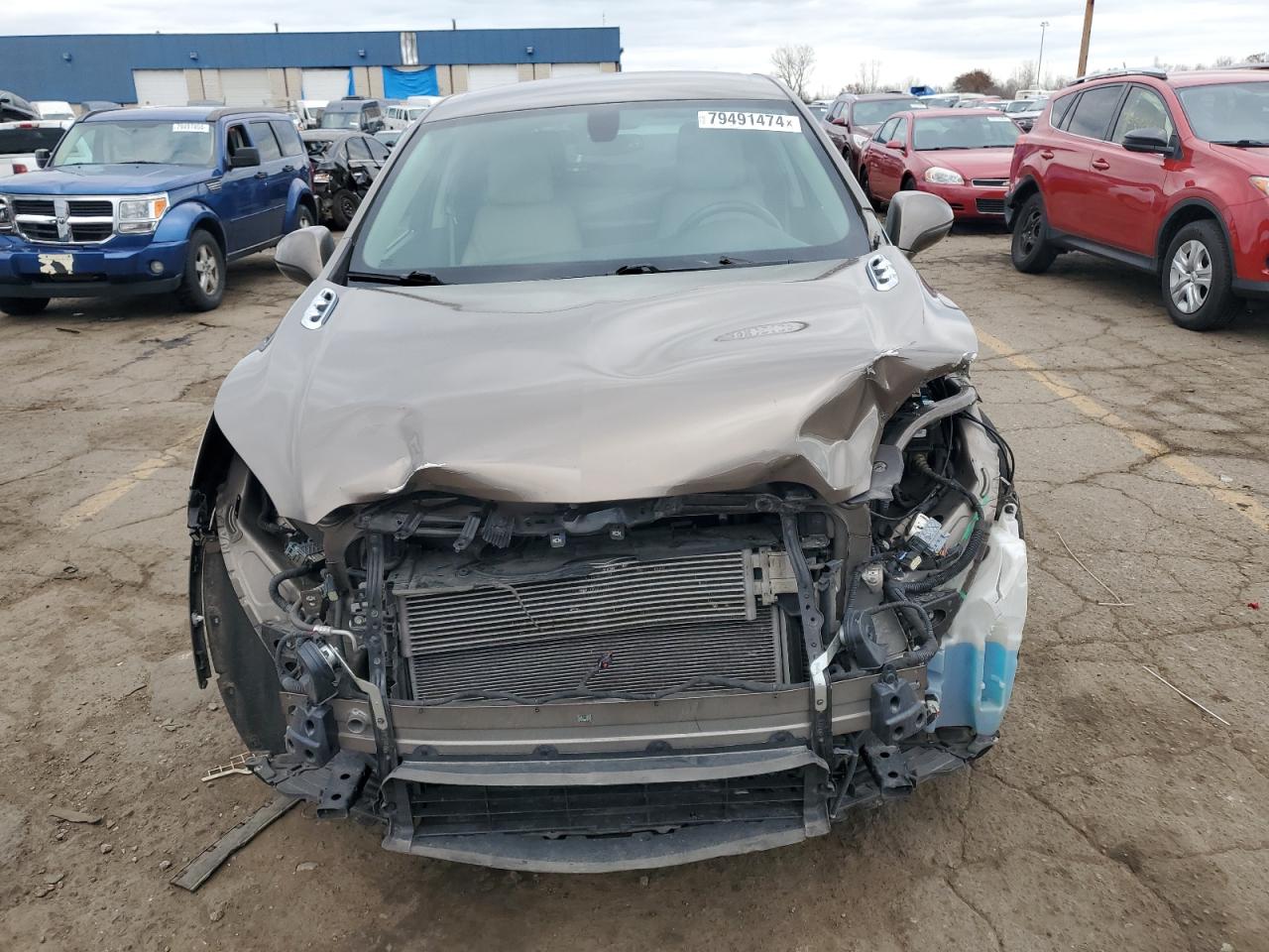 2019 Buick Envision VIN LRBFXBSA8KD026296 Copart auction photo, front end damage thumbnail 5