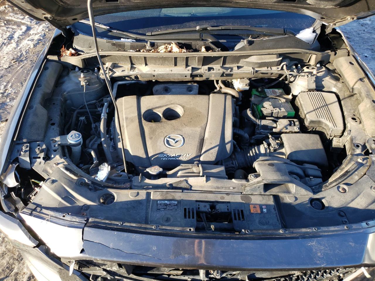 2017 Mazda CX-5 VIN JM3KFBCL6H0155163 Copart auction photo, front end damage thumbnail 11