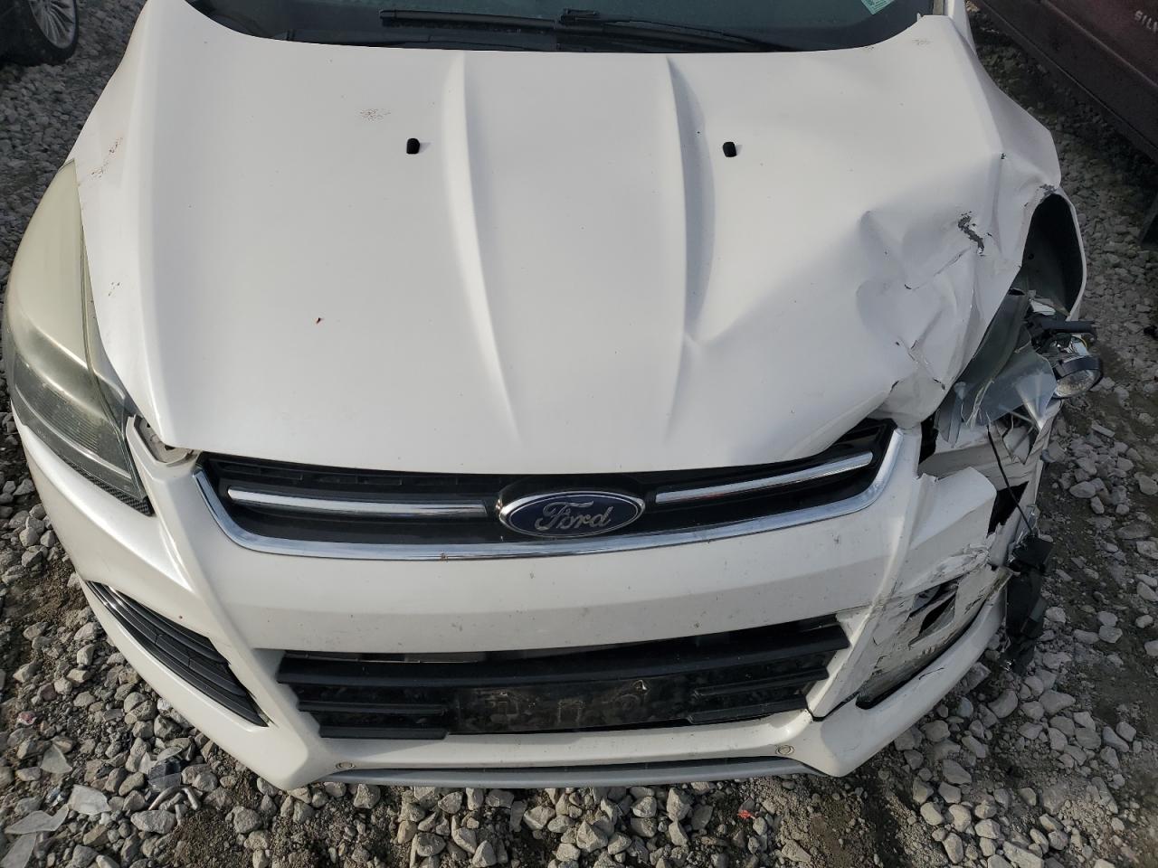 2014 Ford Escape VIN 1FMCU0JX6EUC20302 Copart auction photo, front end damage thumbnail 12