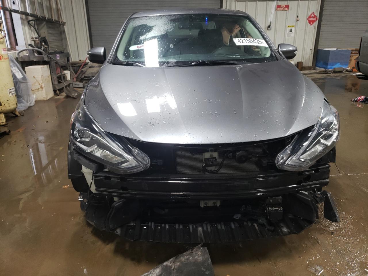 2018 Nissan Sentra VIN 3N1AB7AP9JY220329 Copart auction photo, front end / side damage thumbnail 5