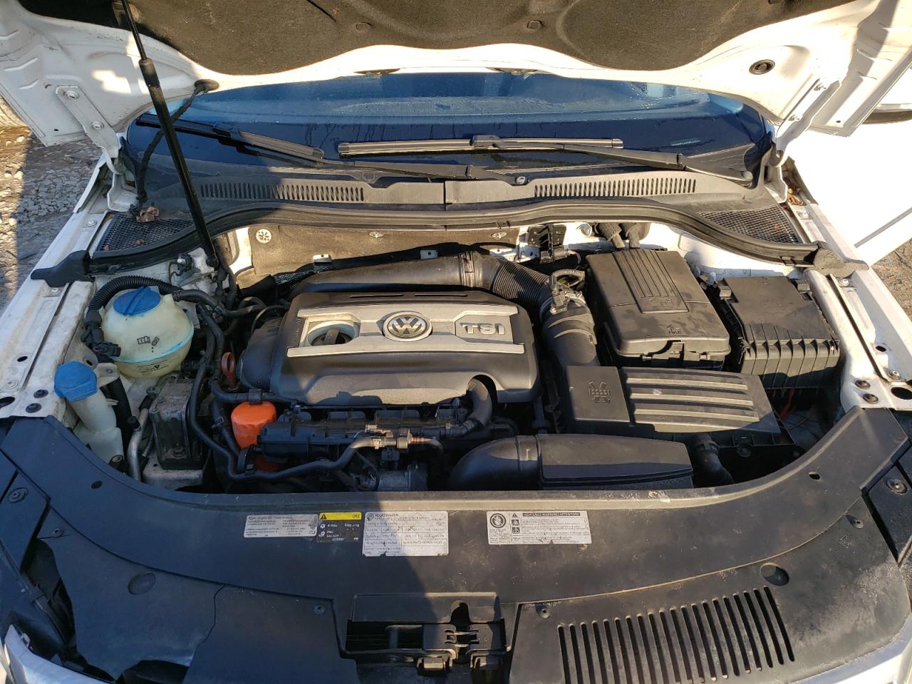 2013 Volkswagen Passat CC VIN WVWRP7AN3DE548931 Copart auction photo, front end damage thumbnail 11