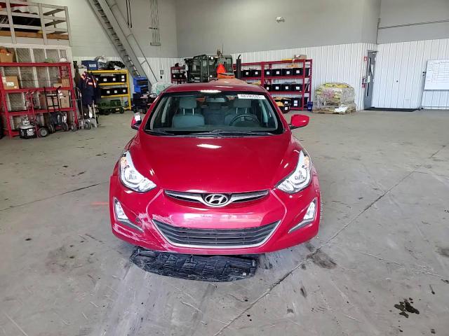 2014 Hyundai Elantra VIN KMHDH4AE3EU127686 Copart auction photo, rear end / front end damage thumbnail 11