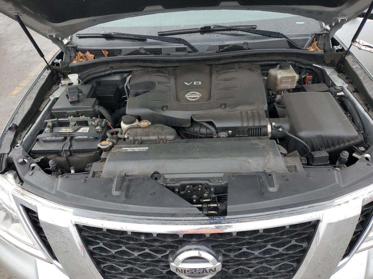 2019 Nissan Armada VIN JN8AY2ND0K9089978 Copart auction photo, side / front end damage thumbnail 12