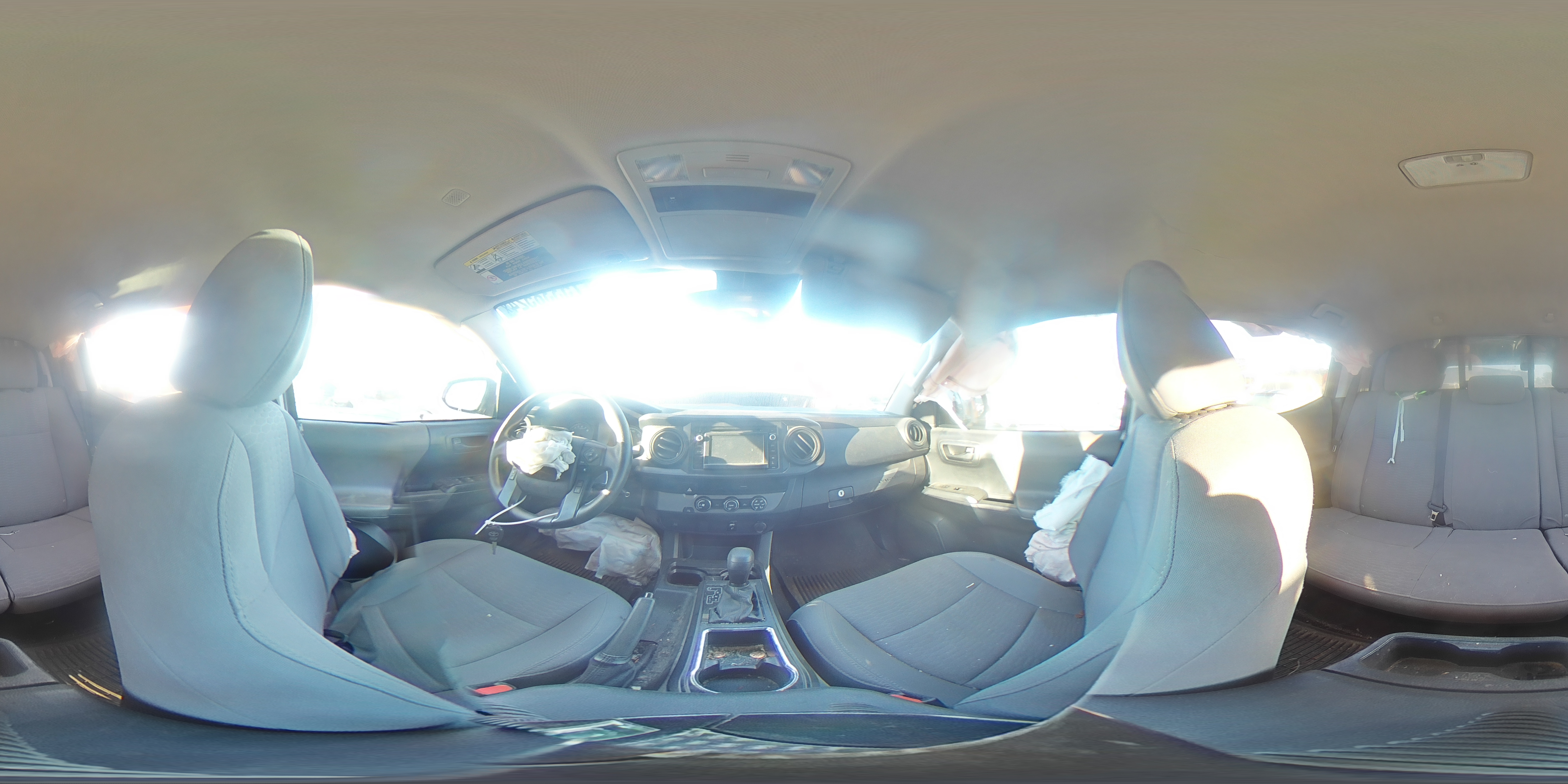 2019 Toyota Tacoma VIN 5TFAX5GN3KX146417 Copart auction photo, front end / rear end damage thumbnail 13
