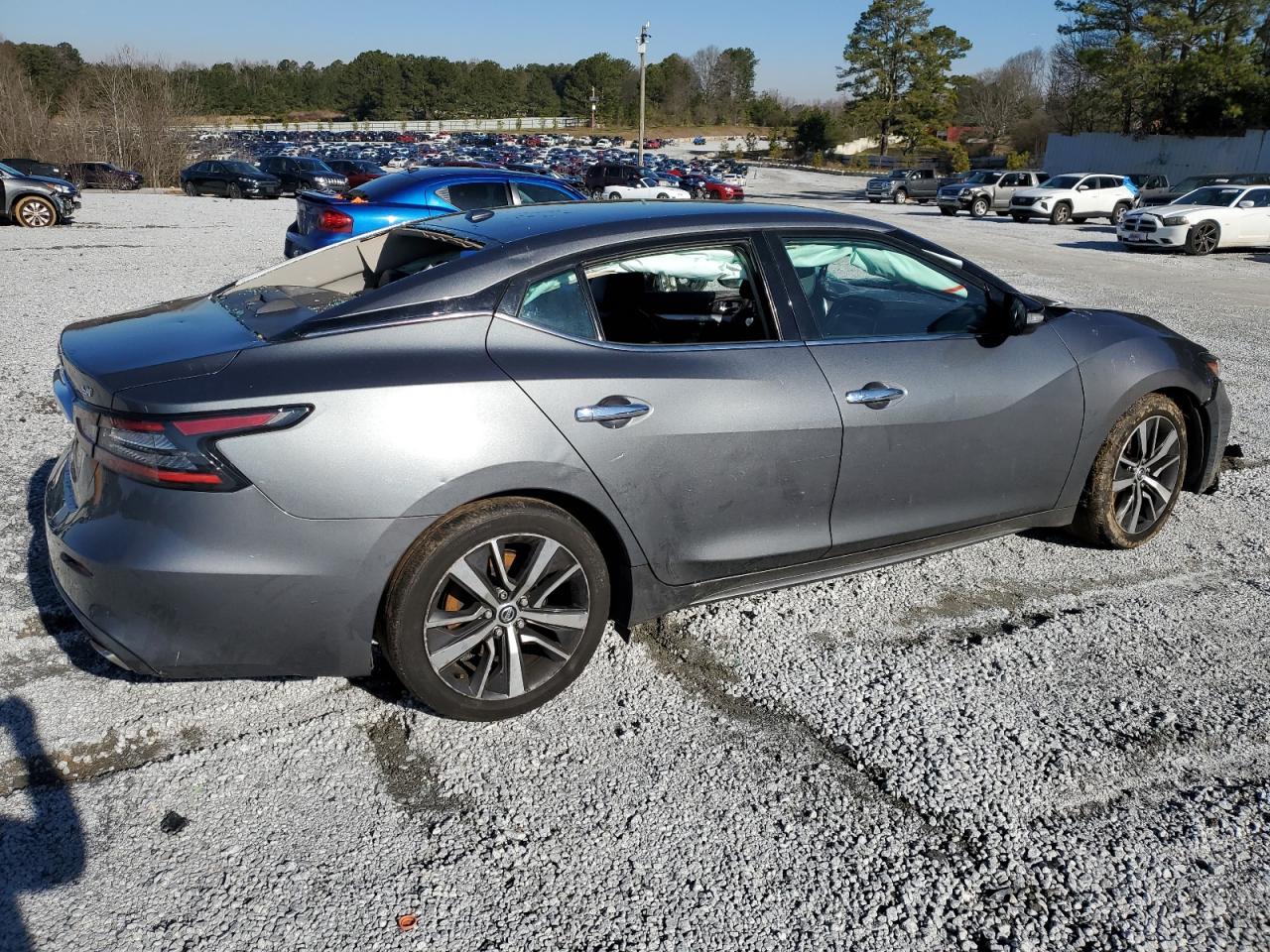 2019 Nissan Maxima VIN 1N4AA6AV3KC370123 Copart auction photo, front end / rear end damage thumbnail 3