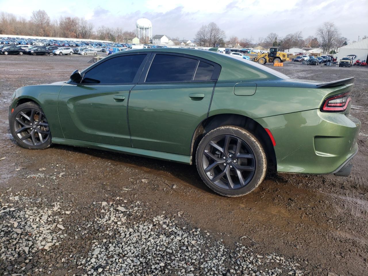 2020 Dodge Charger VIN 2C3CDXHG9LH216560 Copart auction photo, side damage thumbnail 2