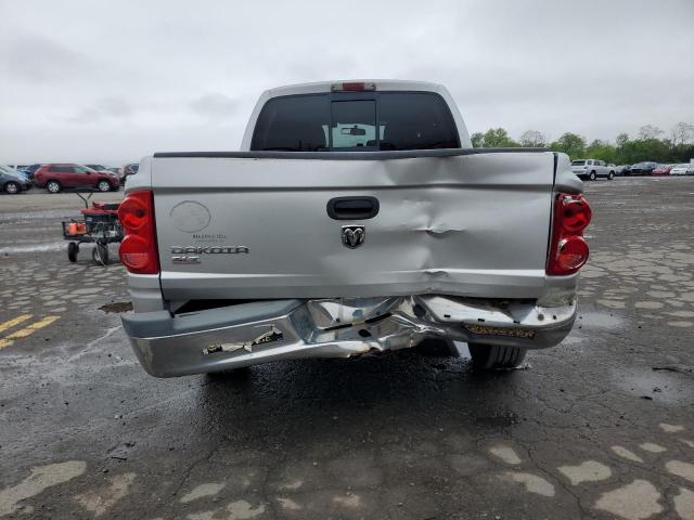 2006 Dodge Dakota VIN 1D7HE48KX6S505693 Copart auction photo, rear end damage thumbnail 6