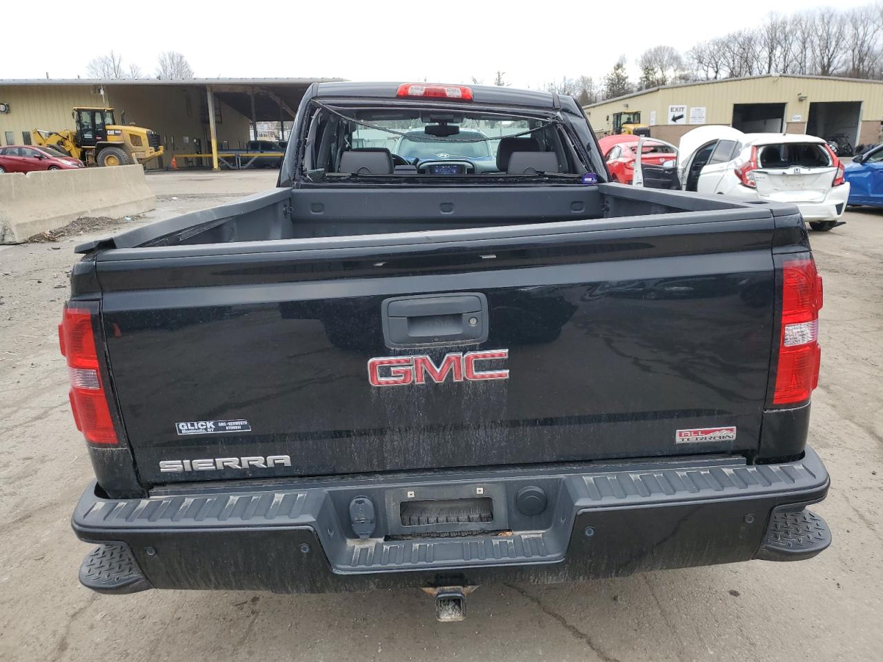2015 GMC Sierra VIN 1GTV2VEC8FZ432727 Copart auction photo, all over damage thumbnail 6