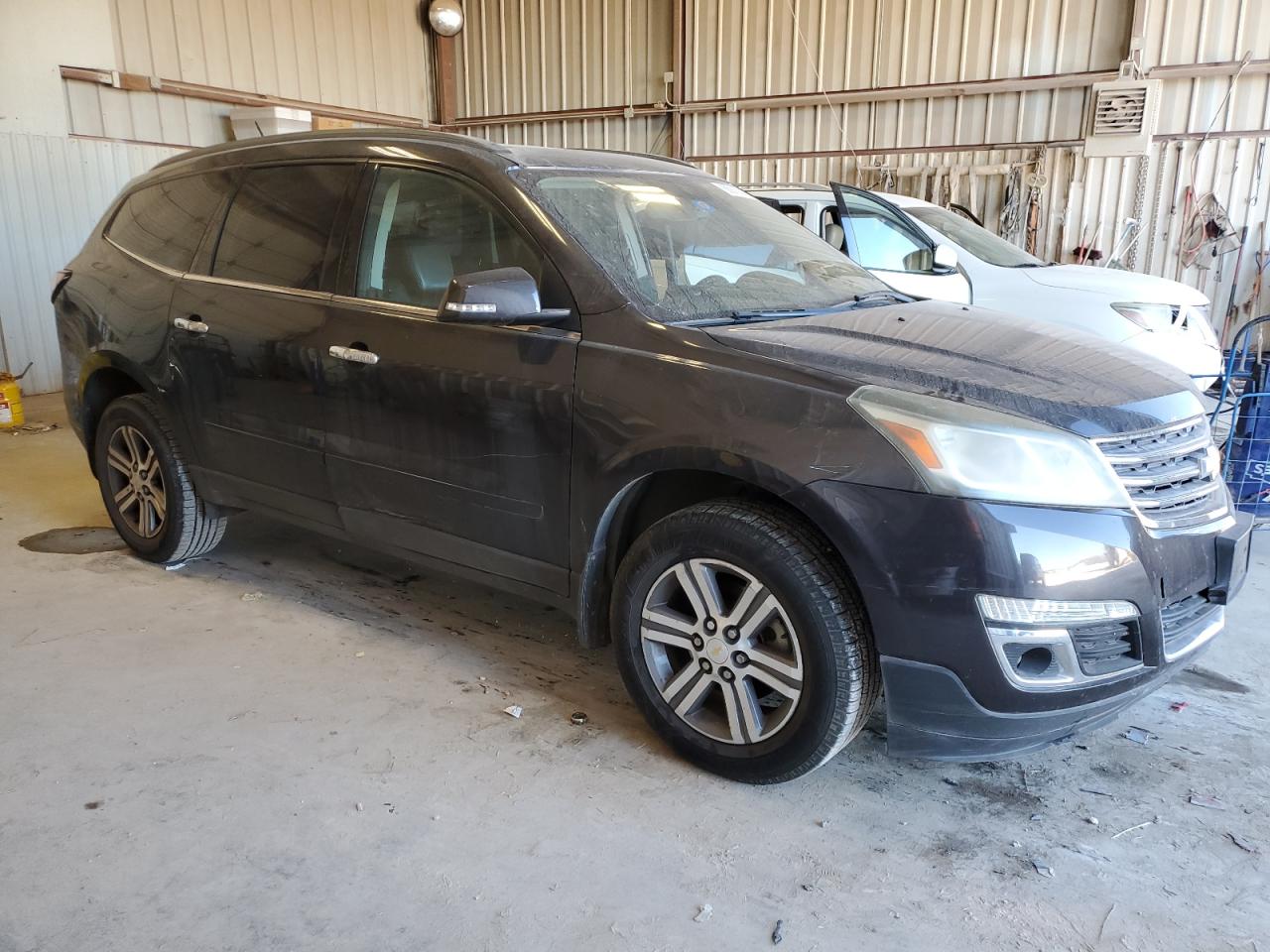 2015 Chevrolet Traverse VIN 1GNKRHKD2FJ384841 Copart auction photo, side / hail damage thumbnail 4