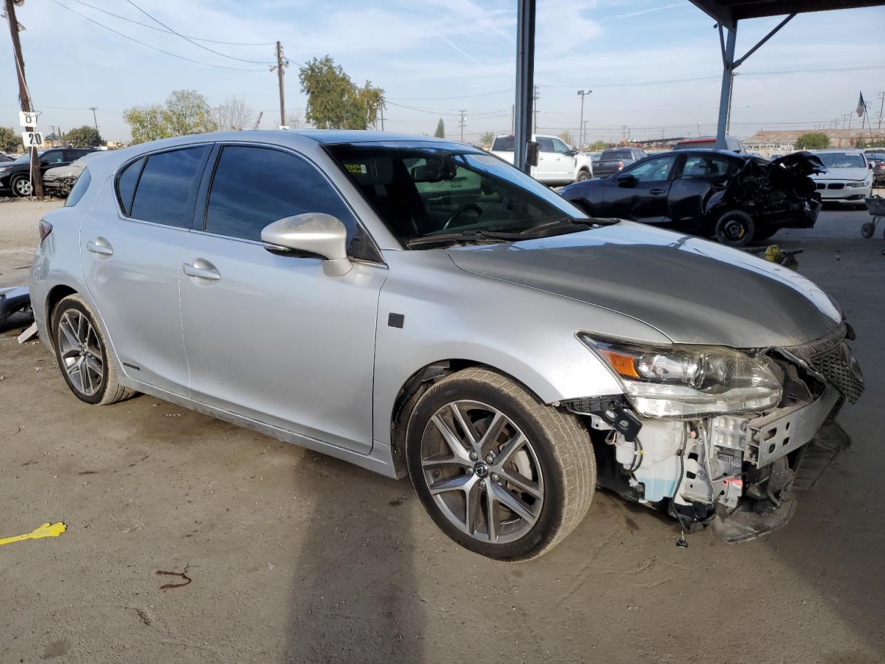 2014 Lexus CT VIN JTHKD5BH2E2192089 Copart auction photo, front end damage thumbnail 4