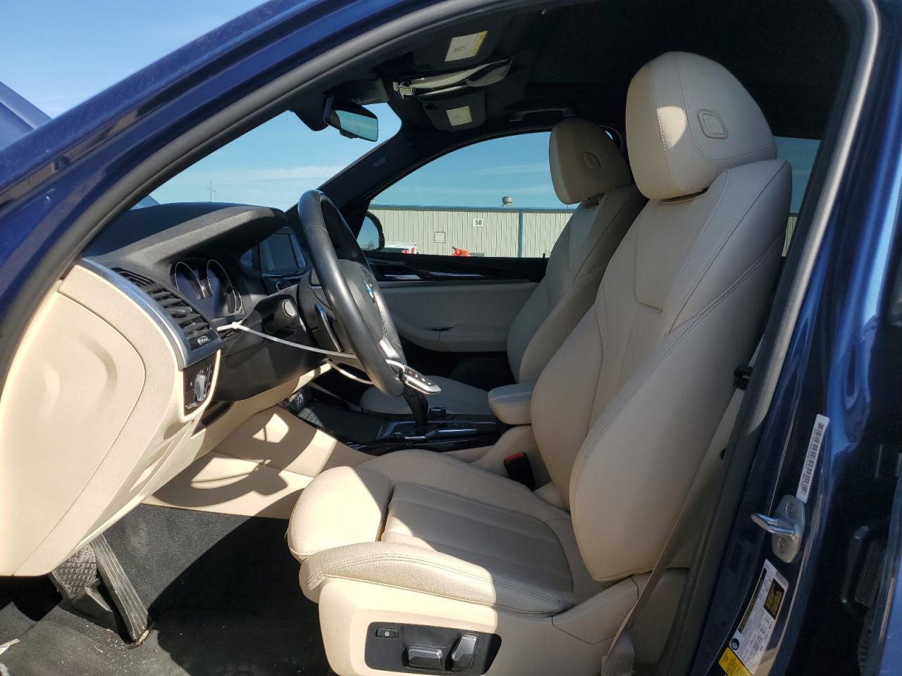 2019 BMW X3 VIN 5UXTR7C5XKLF32300 Copart auction photo, rear end damage thumbnail 7