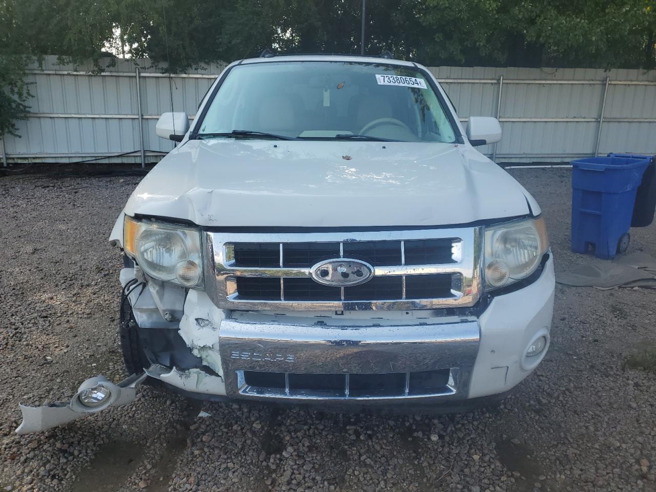 2011 Ford Escape VIN 1FMCU0EGXBKC02032 Copart auction photo, front end damage thumbnail 5