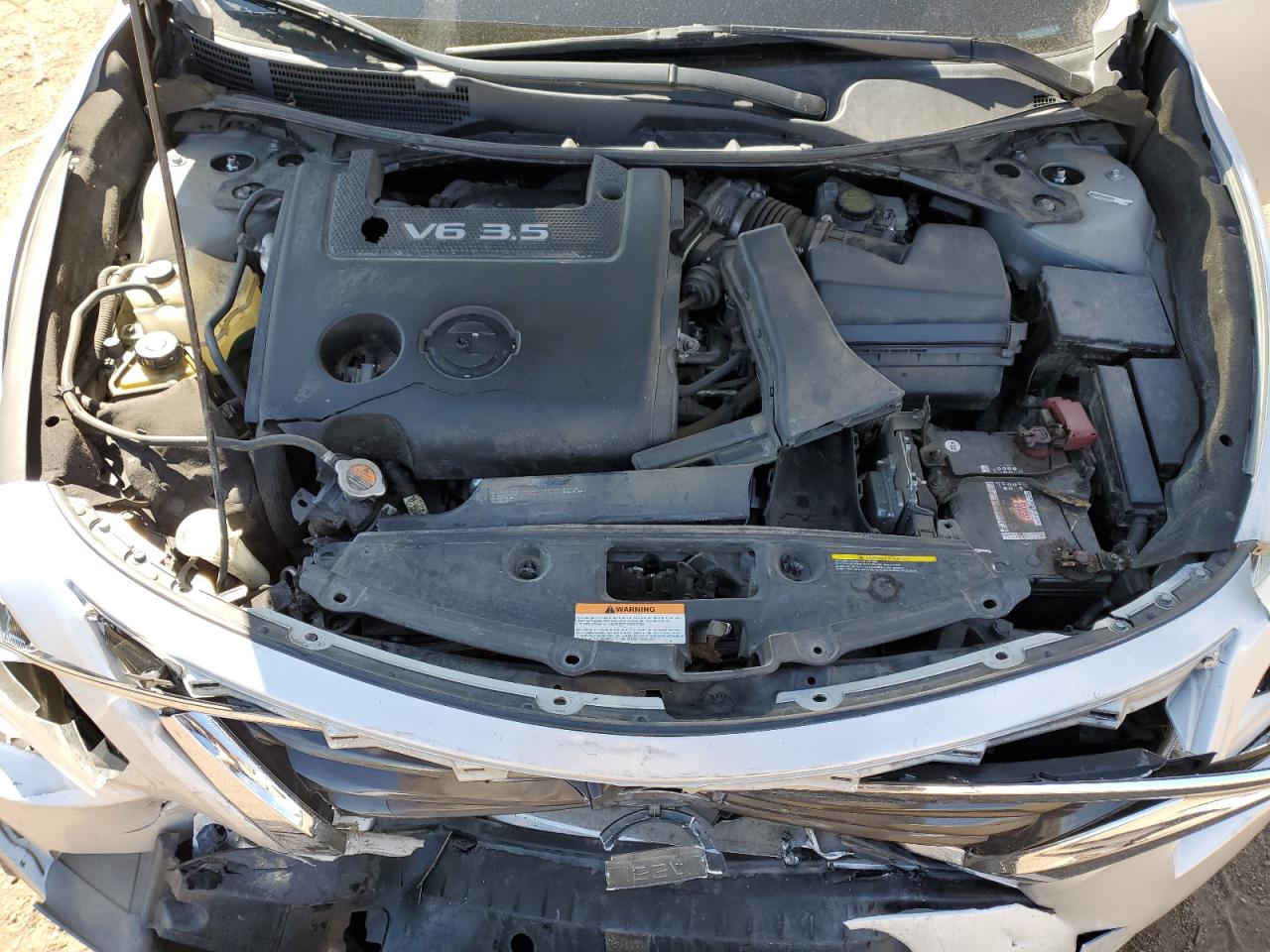 2013 Nissan Altima VIN 1N4BL3APXDN430064 Copart auction photo, front end / side damage thumbnail 12