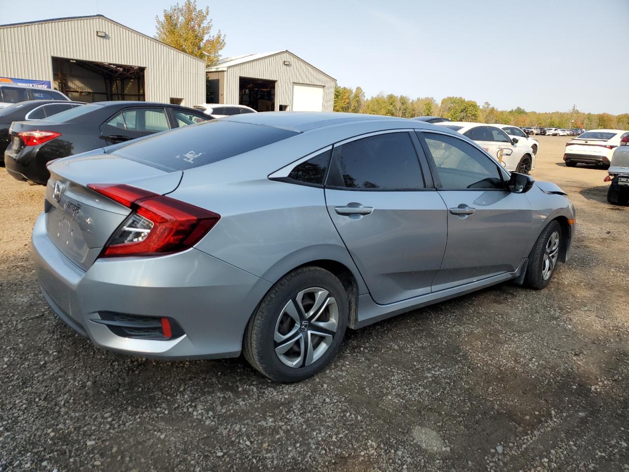 2017 Honda Civic VIN 2HGFC2F59HH011037 Copart auction photo, front end damage thumbnail 3