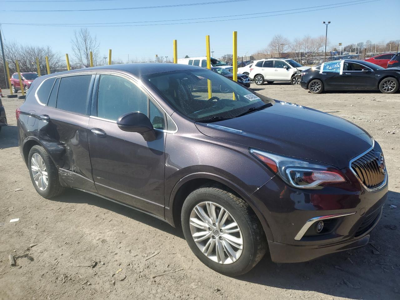 2017 Buick Envision VIN LRBFXASA9HD153965 Copart auction photo, side / minor dent/scratches damage thumbnail 4