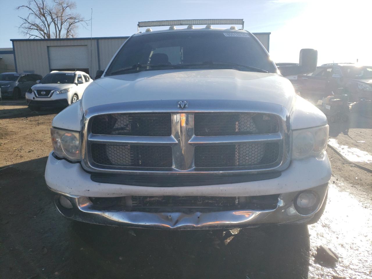 2005 Dodge RAM VIN 3D7LR38C95G754655 Copart auction photo, rear end damage thumbnail 5