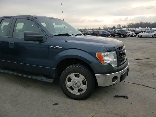 2014 Ford F-150 VIN 1FTEX1CM0EFA40573 Copart auction photo, rear end damage thumbnail 11